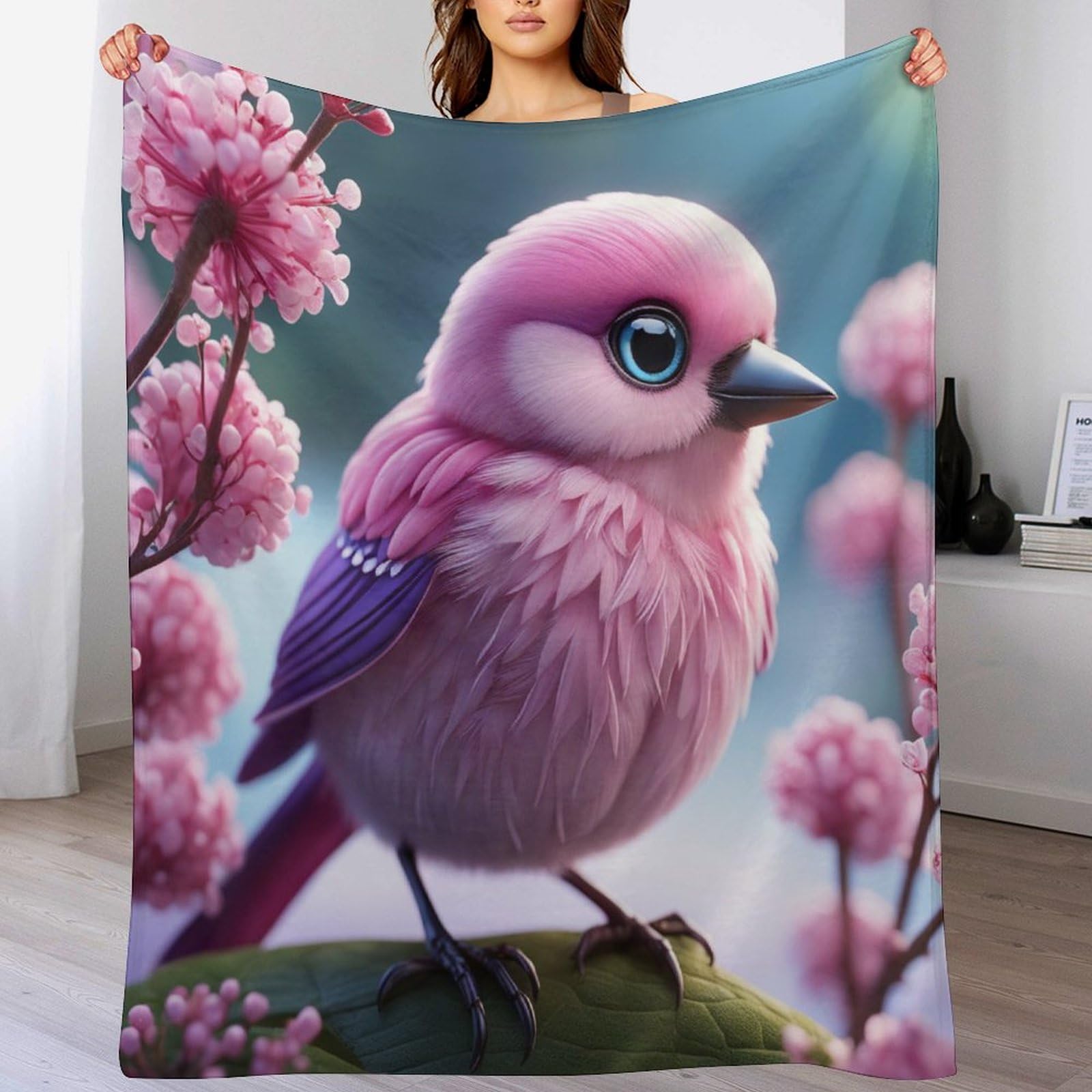 Couverture oiseau mignon une idée de cadeau idéale douce et chaleureuse