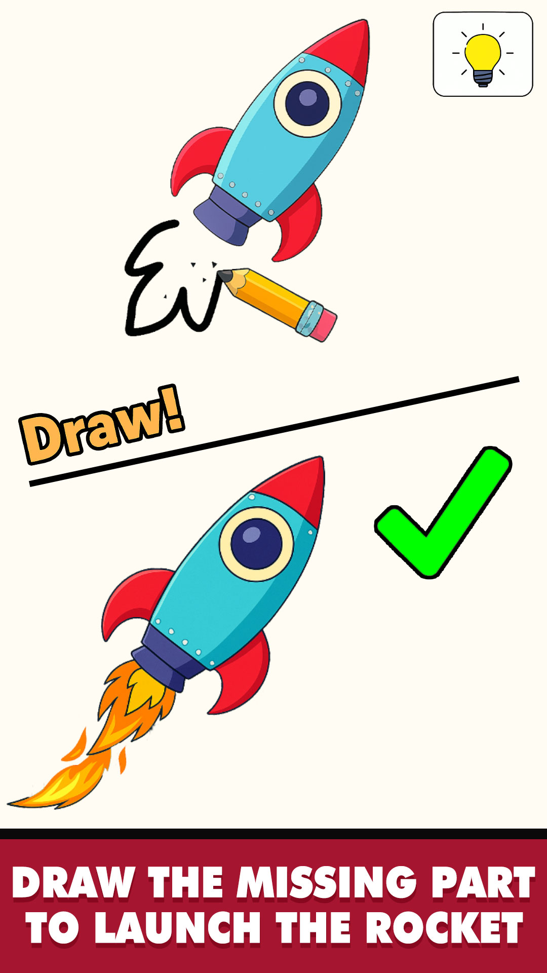 One Object Photo Challenge Draw One Part Puzzle Master 3D – DOP Challenge Funny Drawing Logic Game ...