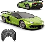 Voiture télécommandée pour Lamborghini, Voiture de loisir officielle à l'échelle 1:16 Lambo avec phare, Jouets de course 2,4 GHz pour garçons et filles de 4 à 12 ans, 12 km/h, Cadeau d'anniversaire
