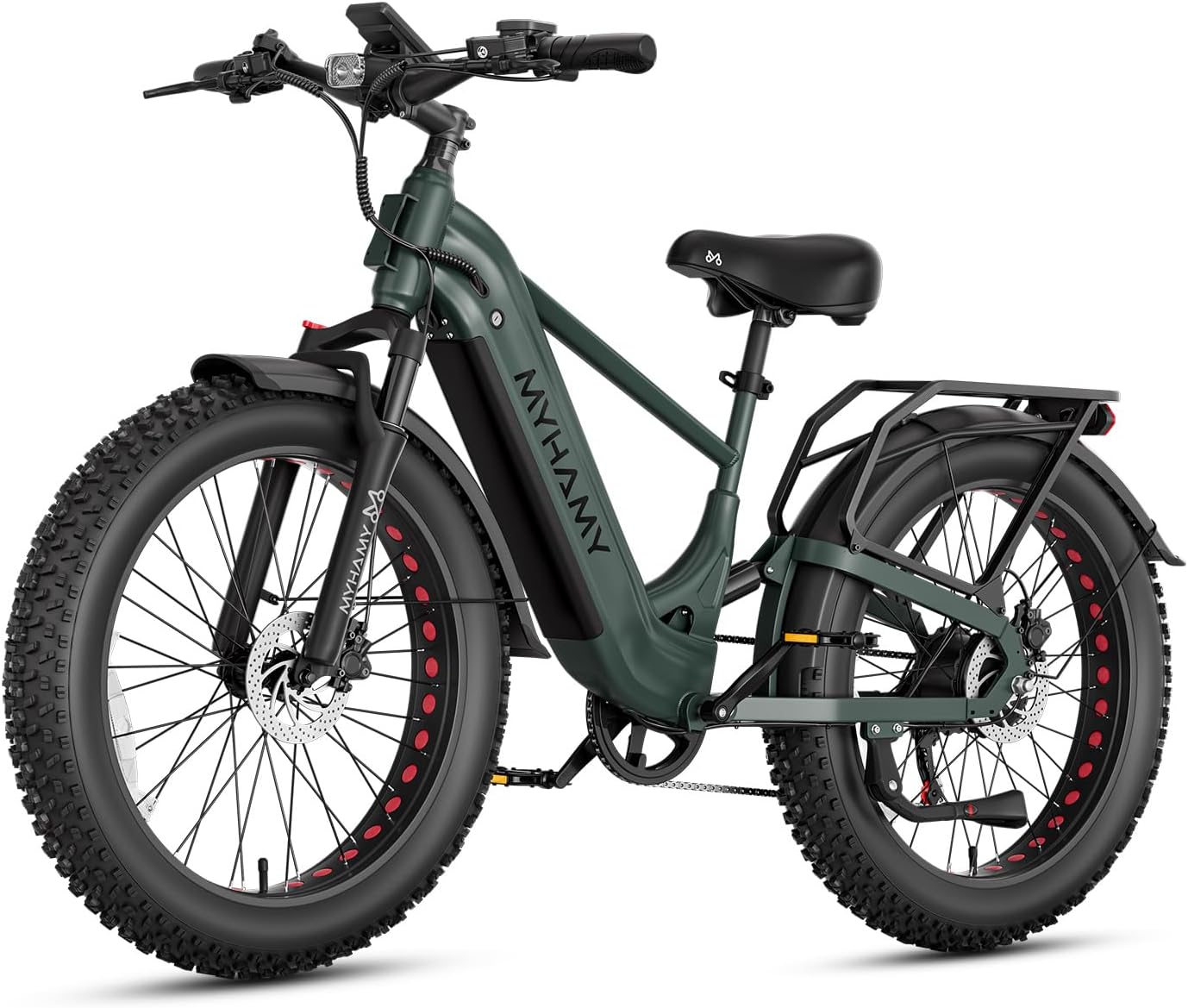 Ebike for Adults 2000w Powerful Motor, 888Wh Battery Electric Bike, 35Mph 40-80Miles Range,24/26'' Fat tire 7 Speed Dual Disc Brake Full Suspension Electric Mountain Bike