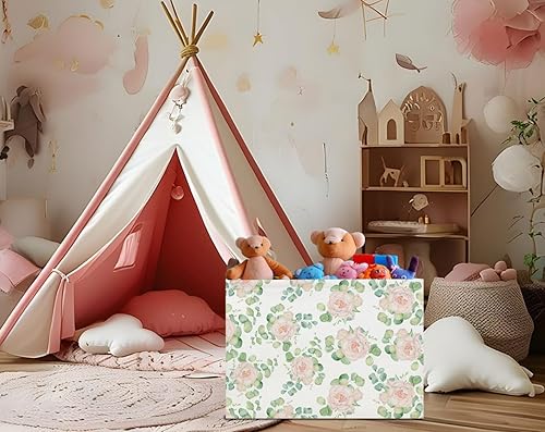 Miniatura 156 de Cesta de almacenamiento rectangular con asas, cesta de almacenamiento plegable, caja de libros, cesta de regalo (calabaza enojada)