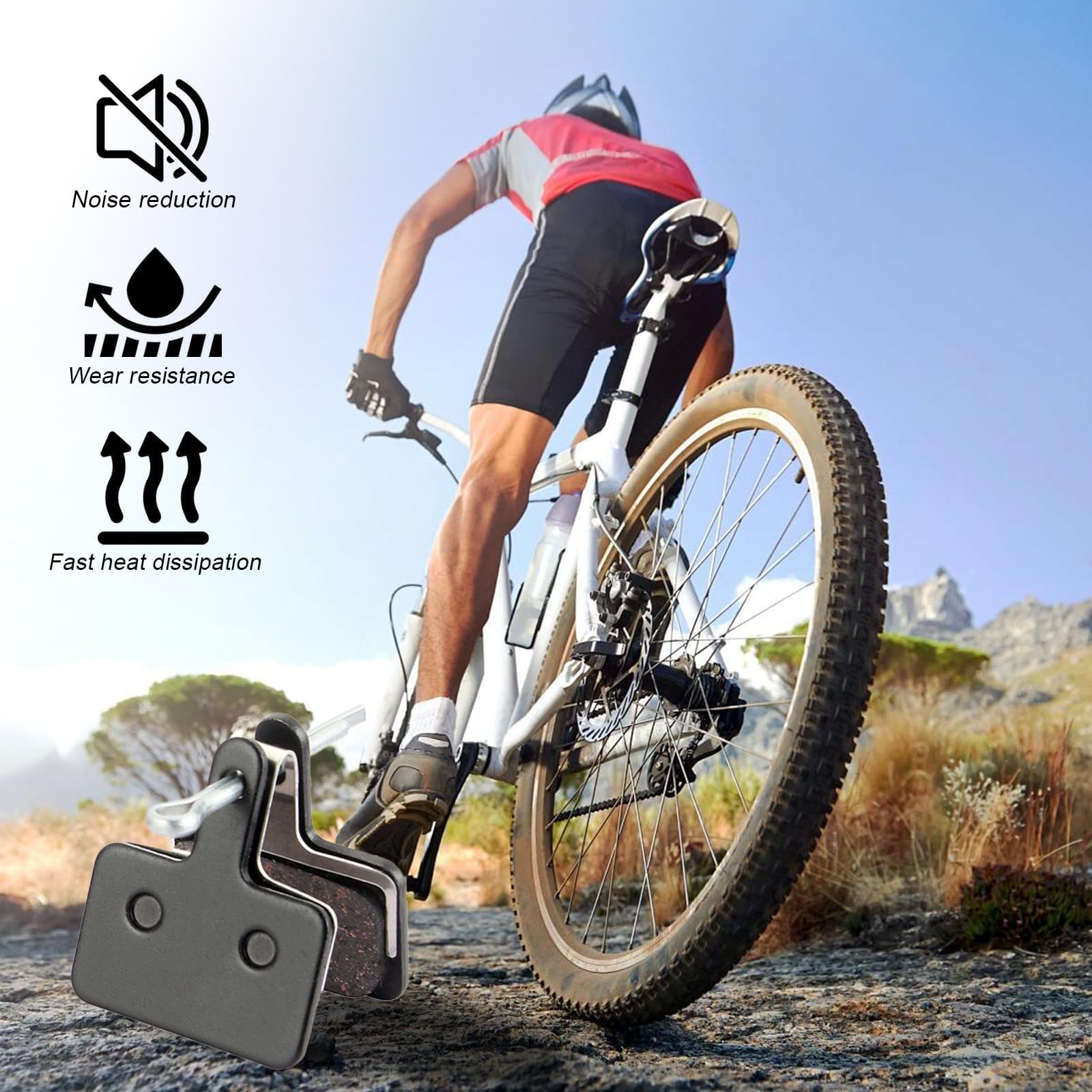 Plaquettes Semi-métalliques Plaquettes Frein Vélo Shimano Tektro TRP