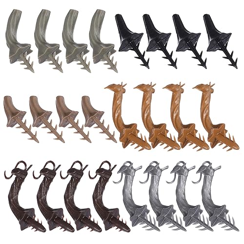 24Pcs Pumpkin Stems for Crafts Plastic Pumpkin Handles DIY Harvest