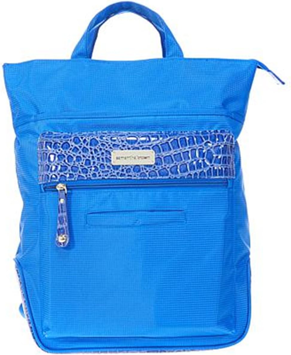 Samantha Brown Convertible Backpack Tote Bag ROYAL BLUE