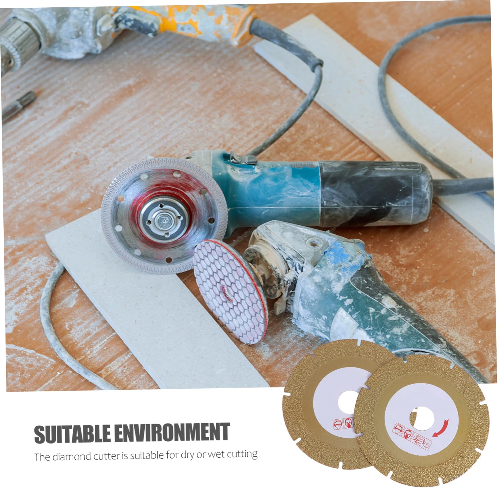 LAPYAPPE High-Temperature Metal Diamond Saws Blades Pcs for Slots Tiles and Ceramic Cutting