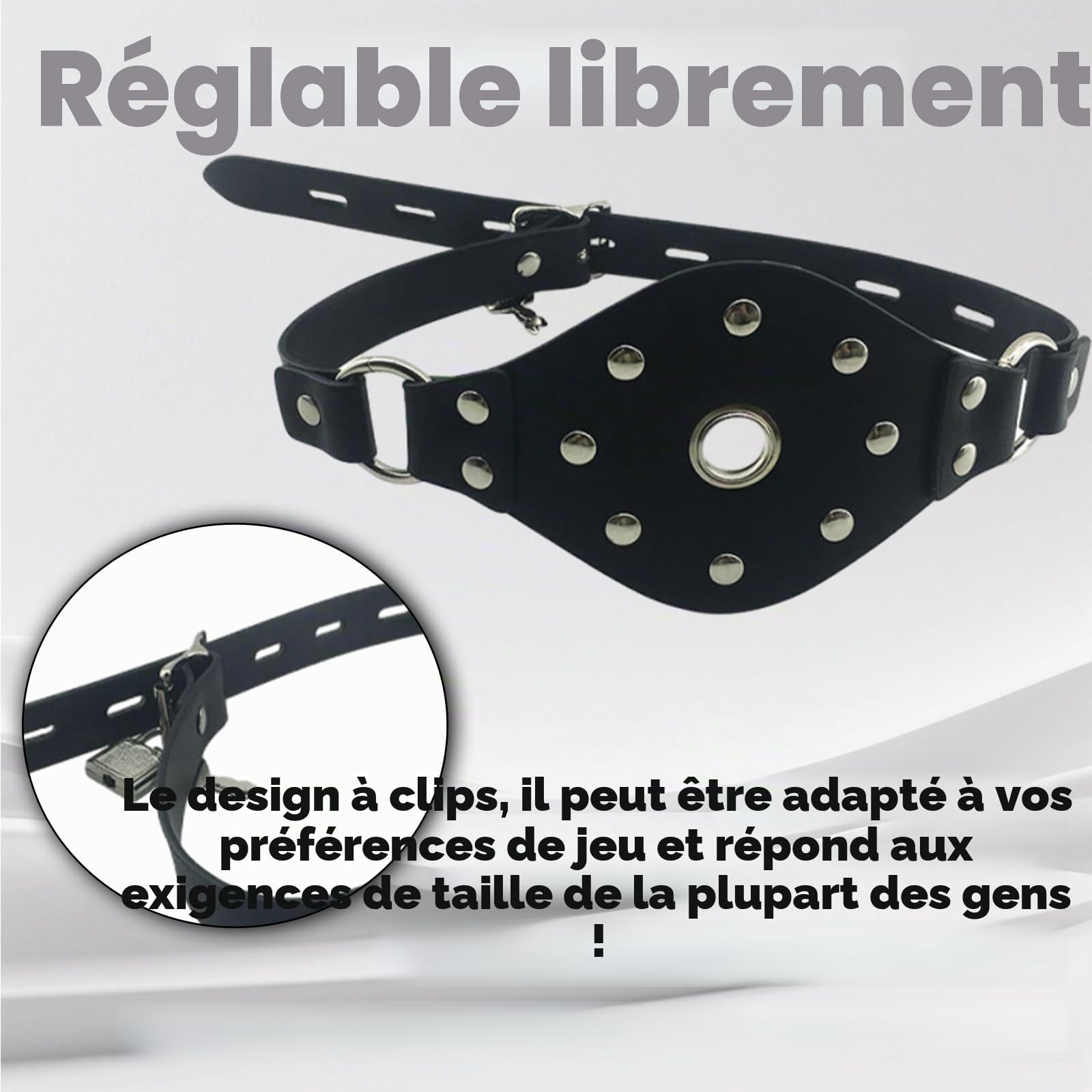 Godemichet Gag Écarteur de bouche pour sexe fétiche Bâillon Sex SM Femme Bdsm Godemichet Bâillon Bouche Grand pour Bondage Bâillon de Pénis Self Bondage Bâillon Bouche Gonflable Bdsms Jouet Extreme