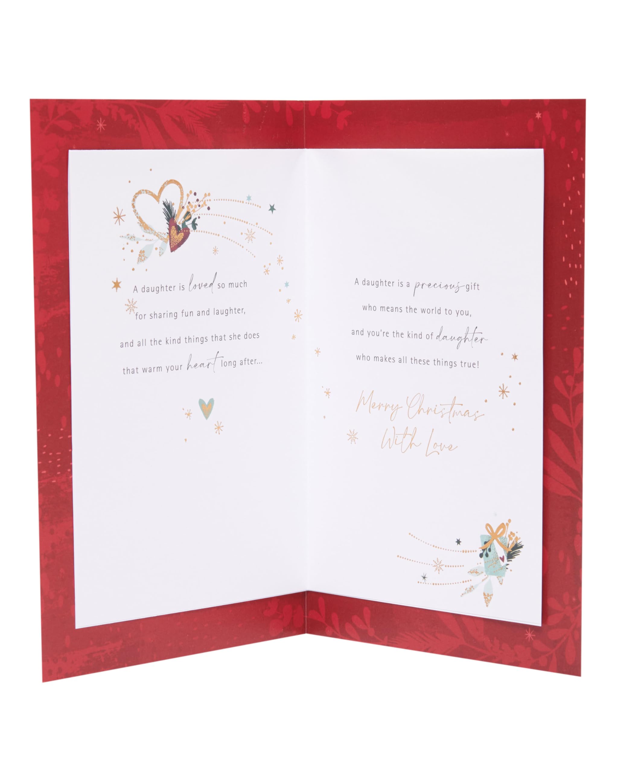 UK Greetings, Daughter Sentiment, 16.5cm x 25.4cm - Image 2