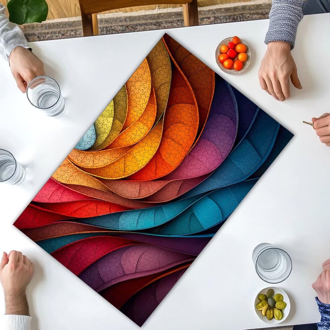 Puzzle Couleur, Puzzle 1000 Pièces Adultes, Puzzles Classiques, Décor -8794