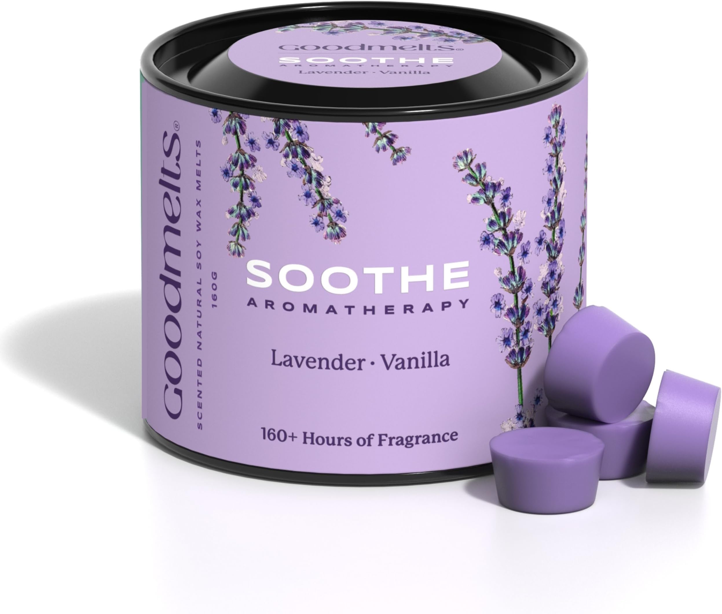 Soothe Aromatherapy Wax Melts | Fragrance Notes : Lavender & Vanilla | Scented Wax Melts | Natural Soy Wax | Vegan | Essential Oil Infused | Scent Time 160-200 Hrs