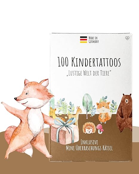 100 hautfreundliche und unbedenkliche Kindertattoos