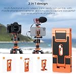 K&F Concept 68" Carbon Fiber Camera Tripod, Lightweight Compact Tripod with 360 Degree Ball Head, 2in1 Quick Release Plate, Detachable Monopod 17.6lbs Load Capacity D255C4+BH-28L (SA255C1)