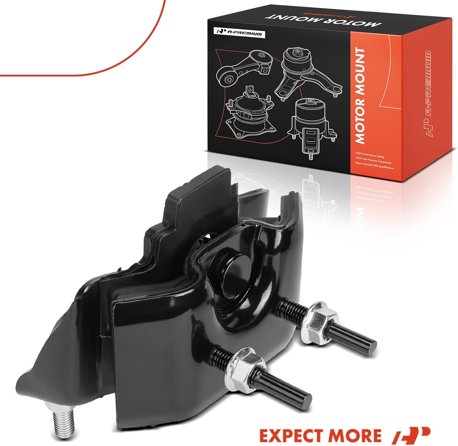 A-Premium Rear Transmission Mount Compatible with Ford F-150 F150 2009 2010, 4.6L, RWD