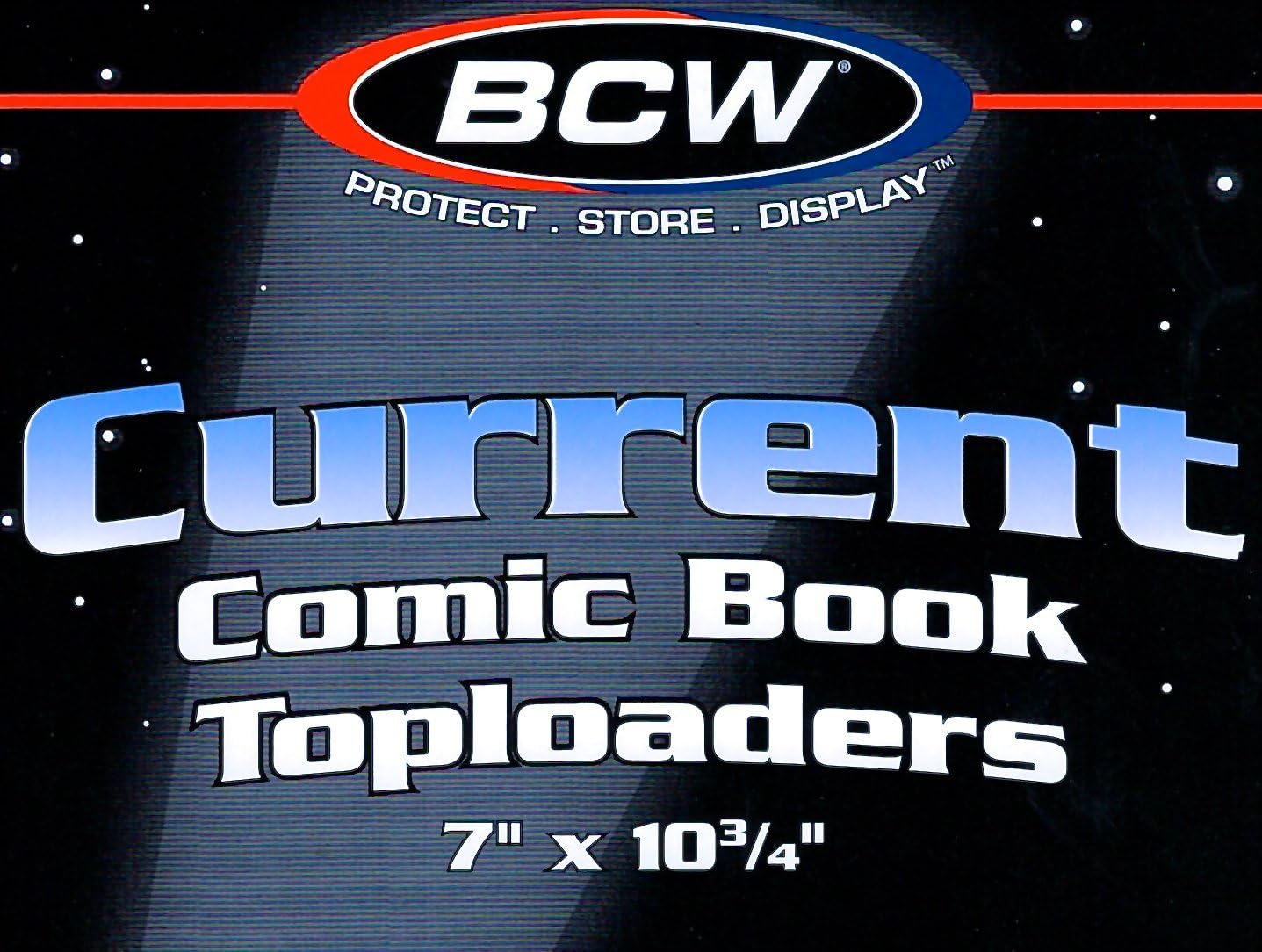 BCW Current Comic Book Top Loaders 10 ct Premium PVC