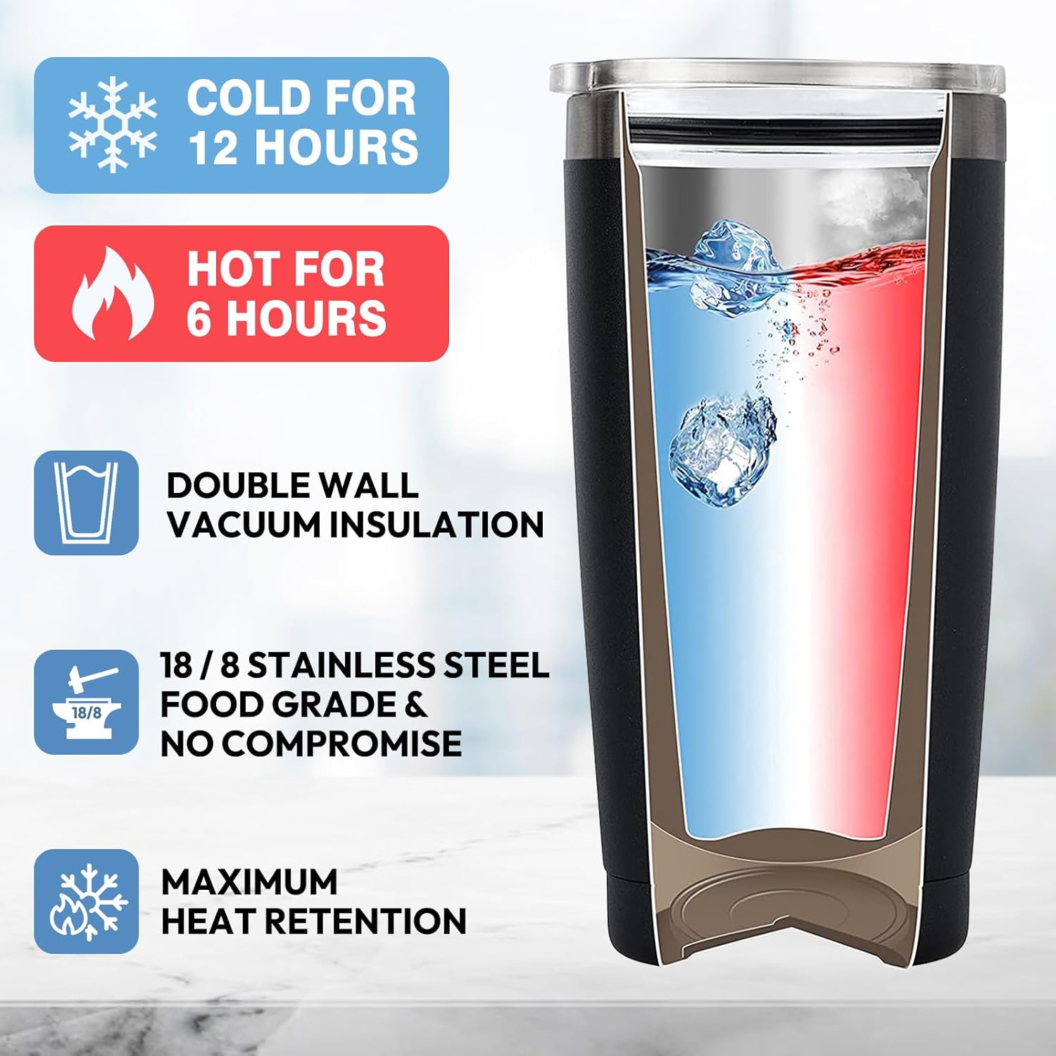 Inspirational Gifts for Men Coworker Friends Who Have Everything - Sometimes You Forget Your Awesome 20oz Black Tumbler, Birthday Gift for Dad, Husband, Boyfriend, Motivational Present Coffee Mug - Image 5