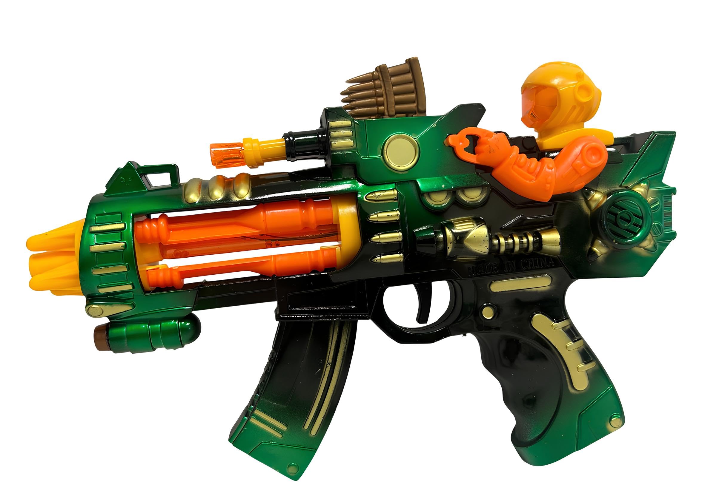 Mitra Giocattolo con Luci e Suoni cm 25 Fucile Giocattolo Bambini Mitra Pistola Giocattolo Mitra M4 Gioco con Luci e Suoni Mitragliatrice Giocattolo per Bambini a Batteria Gioco Fucile Mitragliatore