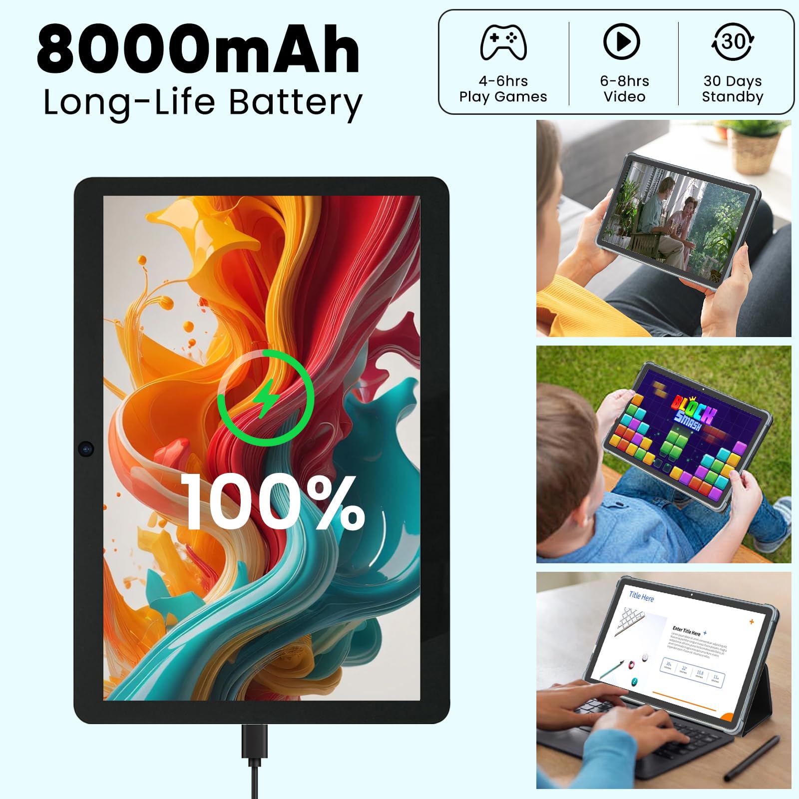 タブレット Android 14　6/128GB 11インチ Amazon.com : 11 inch Tablet, Android 14 Tablet, Android Tablets
