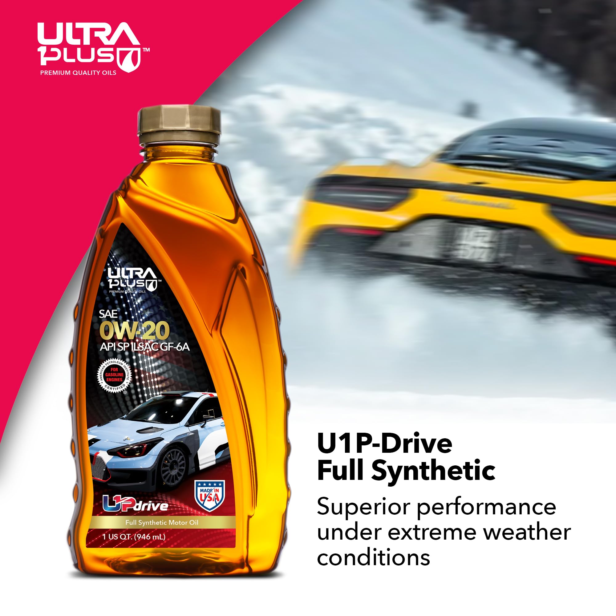 Amazon.com: ULTRA 1PLUS SAE 0W-20 Full Synthetic Oil API SP ILSAC