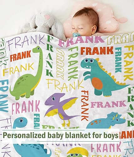 Miniatura 72 de Manta de bebé personalizada para niños, manta de bebé personalizada con nombre súper suave para niños, mantas de elefante personalizadas para bebés