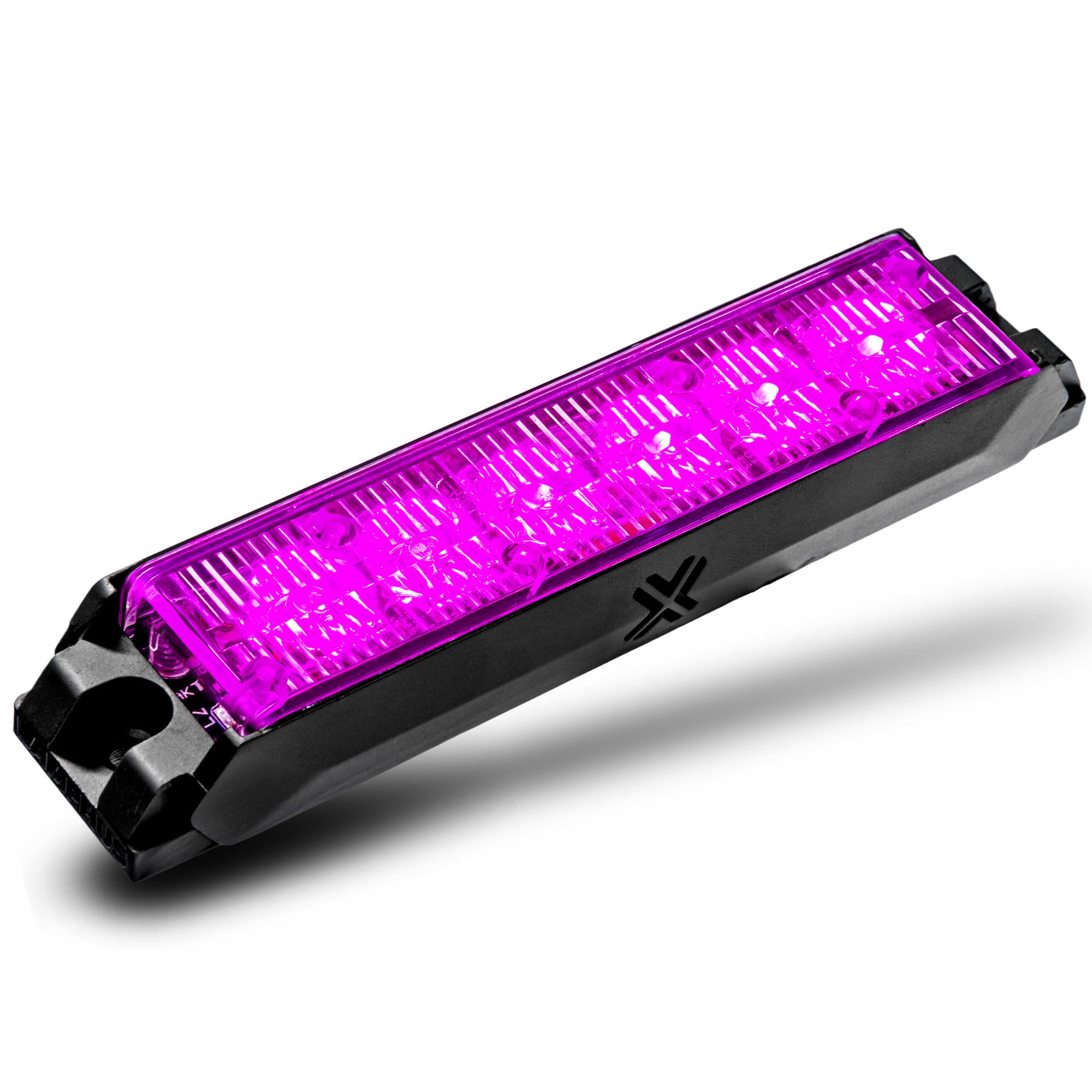 LAMPHUS NanoFlare 6W Purple LED Police Grill Strobe Warning Light for Truck