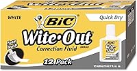 Vista 1 de BIC Fluido corrector de secado rápido Wite-Out (paquete de 12)