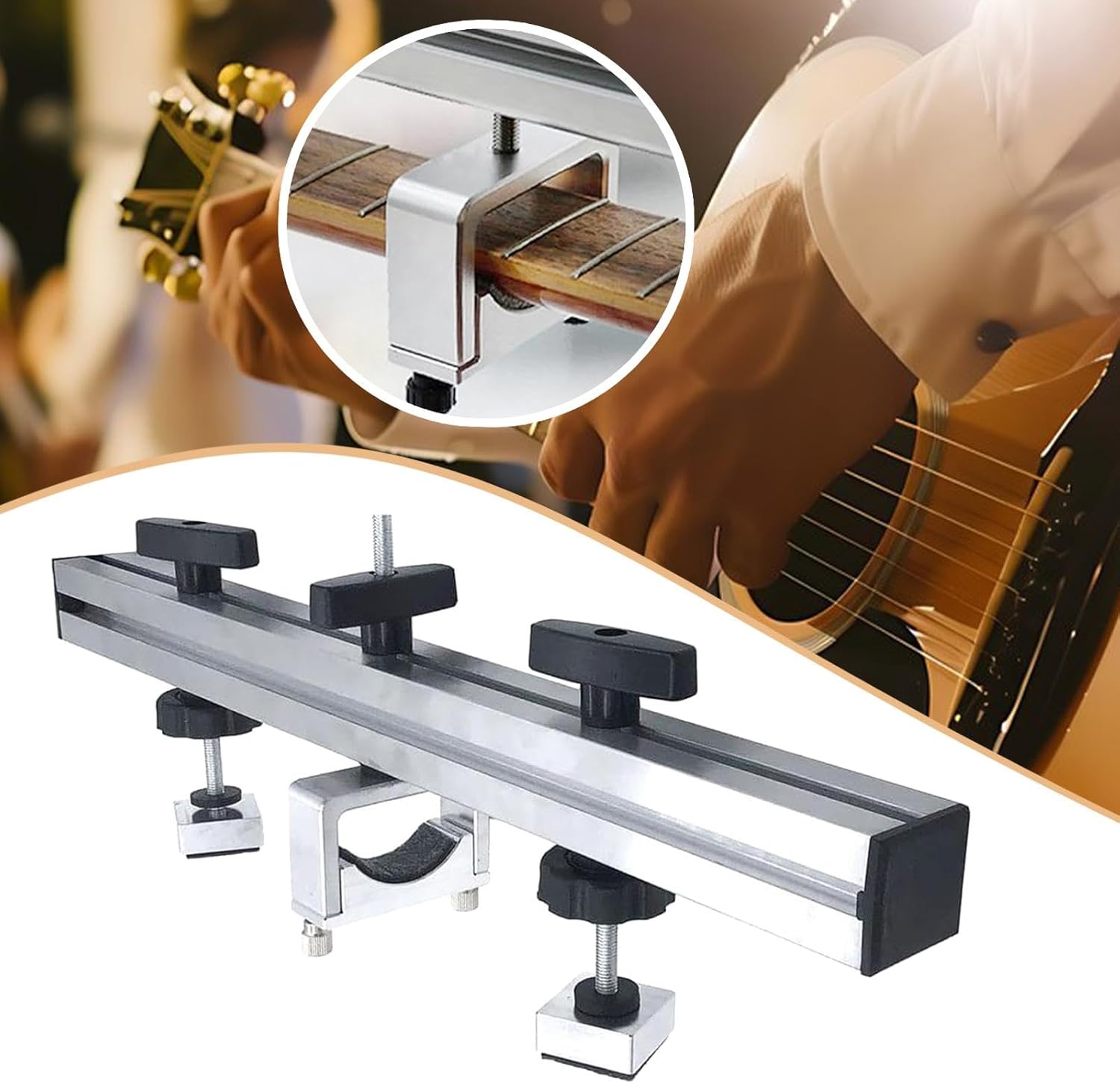 多機能ポータブルギターネックストレートナー、修理ツール