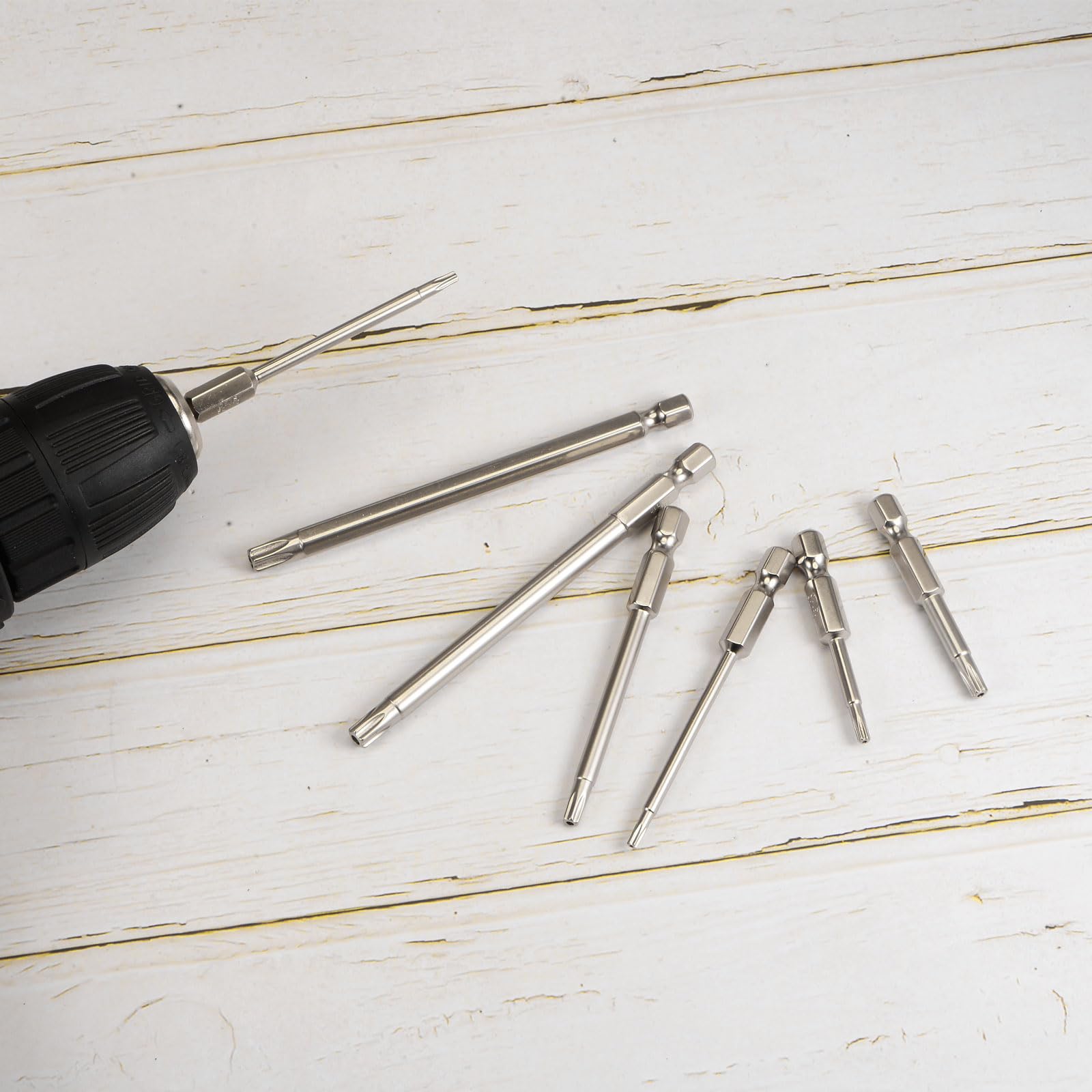 HARFINGTON T40 Sicherheits-Torx-Bit – 15,2 Cm Lang, Magnetisch, S2-Stahl, Für Manipulationssichere Schrauben