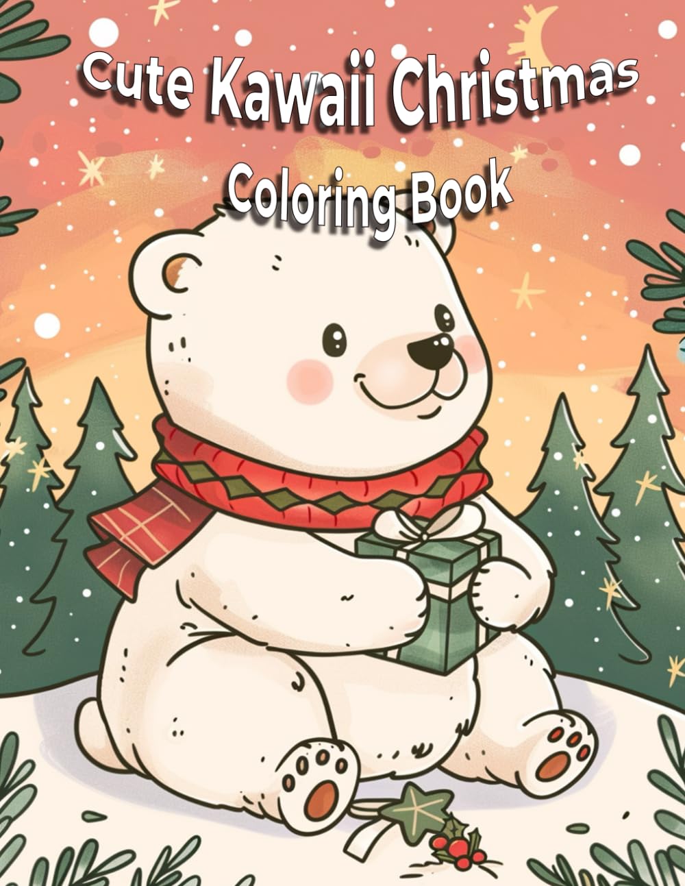 Cute Kawaii Christmas Coloring Book for Kids | 150 Fun Holiday Pages with Santa, Reindeer & Snowmen: Adorable kawaii holiday coloring fun for boys and ... for Christmas creativity and family time!