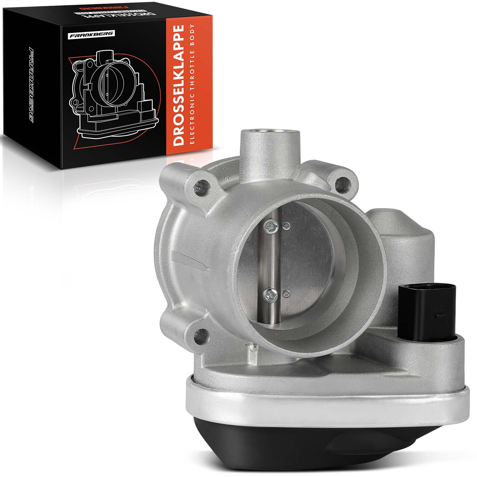 Frankberg Collettore valvola a farfalla Compatibile con Golf IV 1J1 Polo 9A 9N Cordoba 6K1 6K2 Ibiza II 6K1 B.o.r.a 1J2 Leon 1M1 Toledo II 1M2 Fabia I 6Y2 Replace# 408238373R002