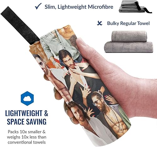 Miniatura 2 de Yaman - Toalla de playa de microfibra ligera de secado rápido, toalla de baño, toallas de baño de secado rápido, manta de mar, tapiz para viajes,