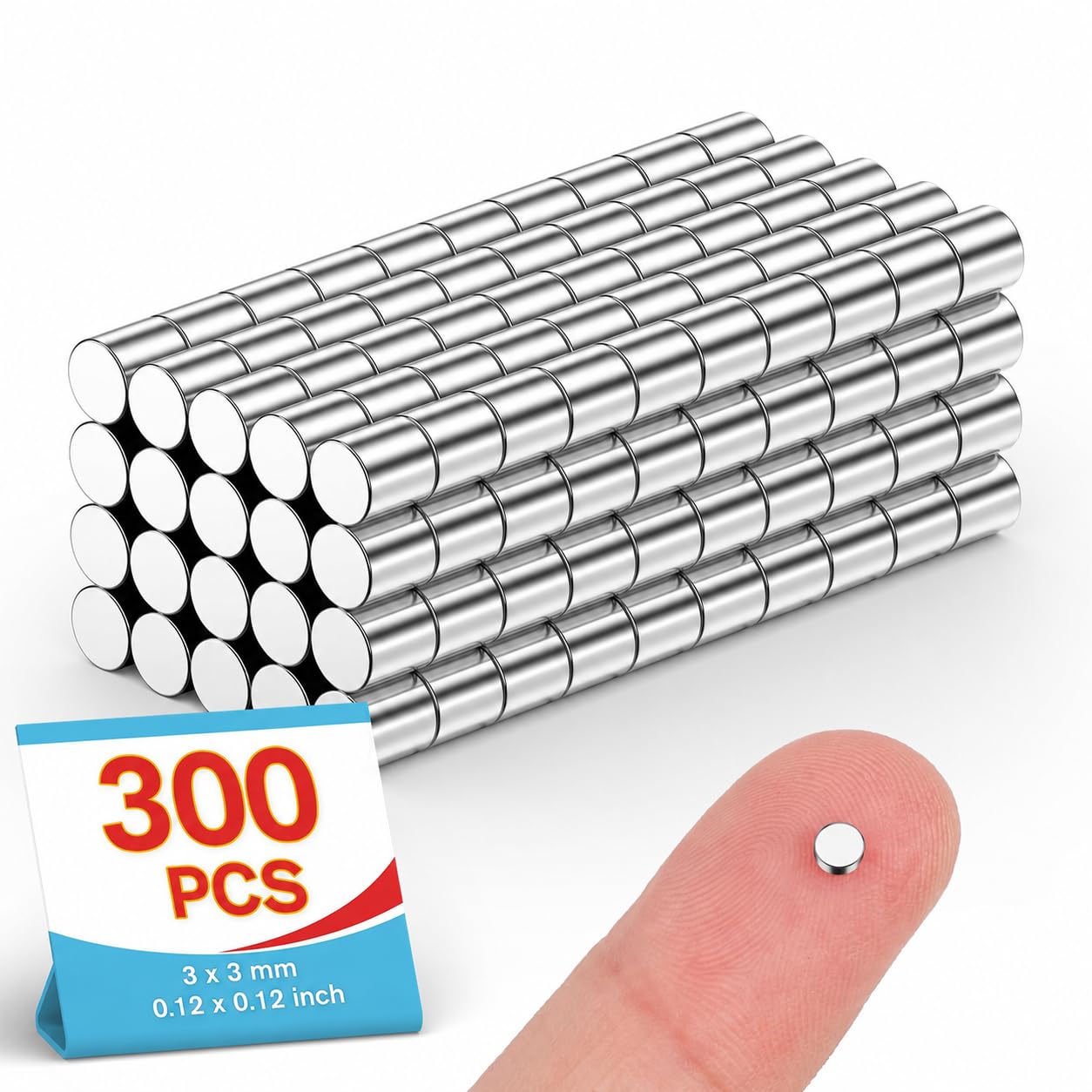 100 Pcs Small Mini Round Magnets, 8 x 3mm Nail Clipper Magnet — Amazon image 7