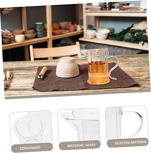 Miniatura 5 de Amosfun Tetera de oficina, 1 juego de té, tetera de filtración, tetera de filtración, tetera para el hogar, tetera para el hogar, tetera de