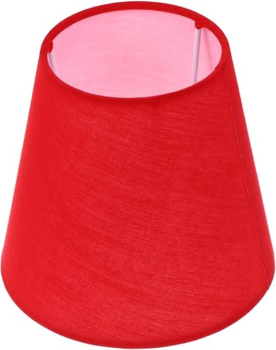 DOITOOL Pantalla de tambor para lámpara de mesa, lámparas de pie, pantalla de lámpara de araña, pantalla de lámpara de arpillera de granja, pantalla