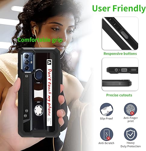 Miniatura 5 de Funda para Motorola Moto G Play 2023 / G Power 2022 / G Pure 2021, funda de doble capa resistente a prueba de golpes duradera para Motorola G Play