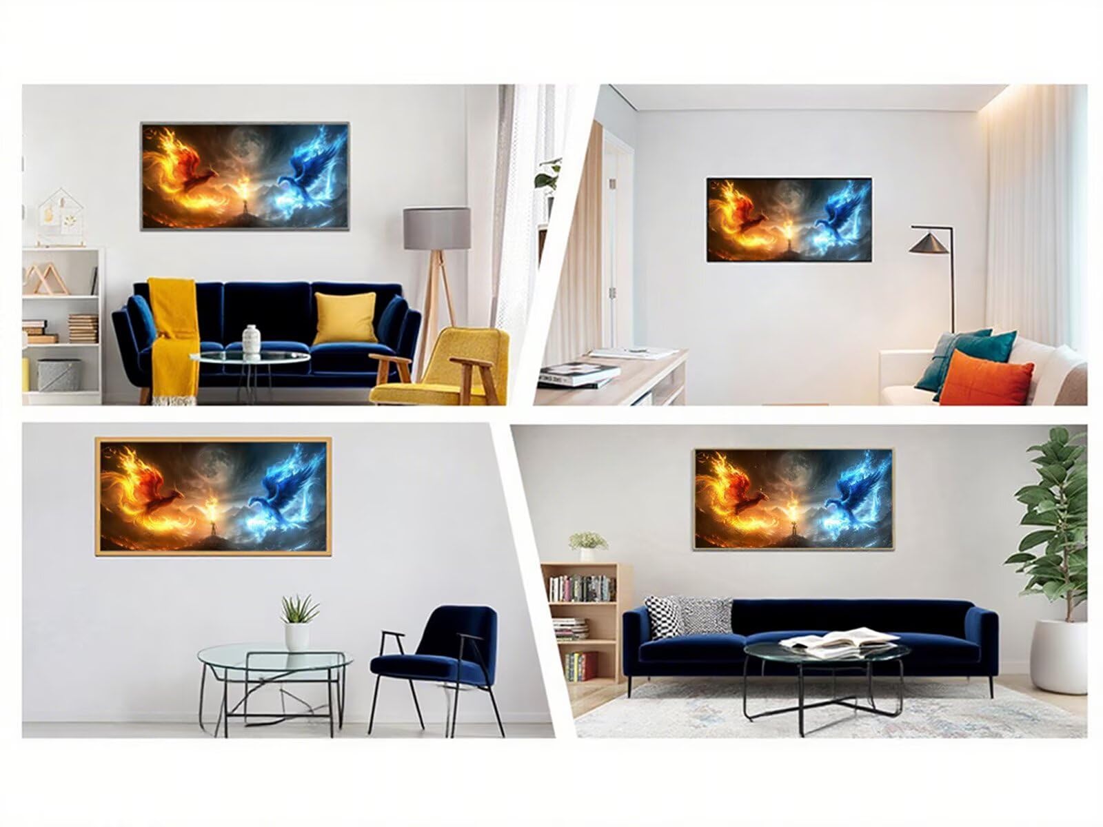 Diamentowa sztuka feniks zestawy do malowania diamentami dla dorosłych, 5D Dimond Art Animal Gem Arts and Crafts Paintings, DIY, kryształ górski, haft krzyżykowy, malowanie według numerów, dekoracja