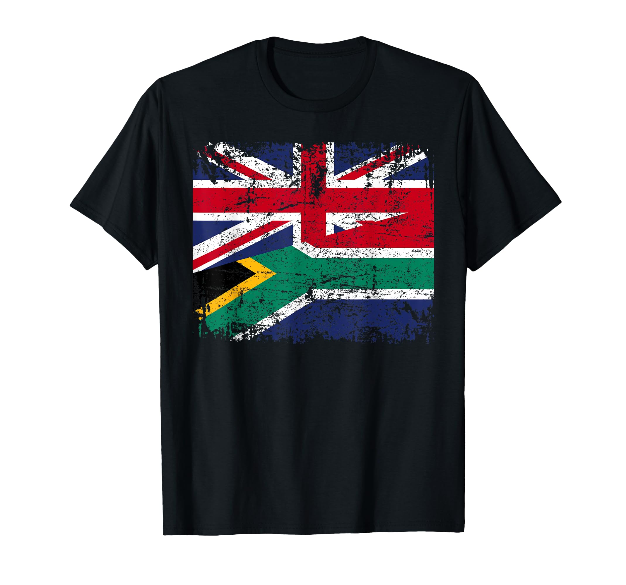 SOUTH AFRICA Half BRITAIN UK Friendship Flag AFRICAN T-Shirt