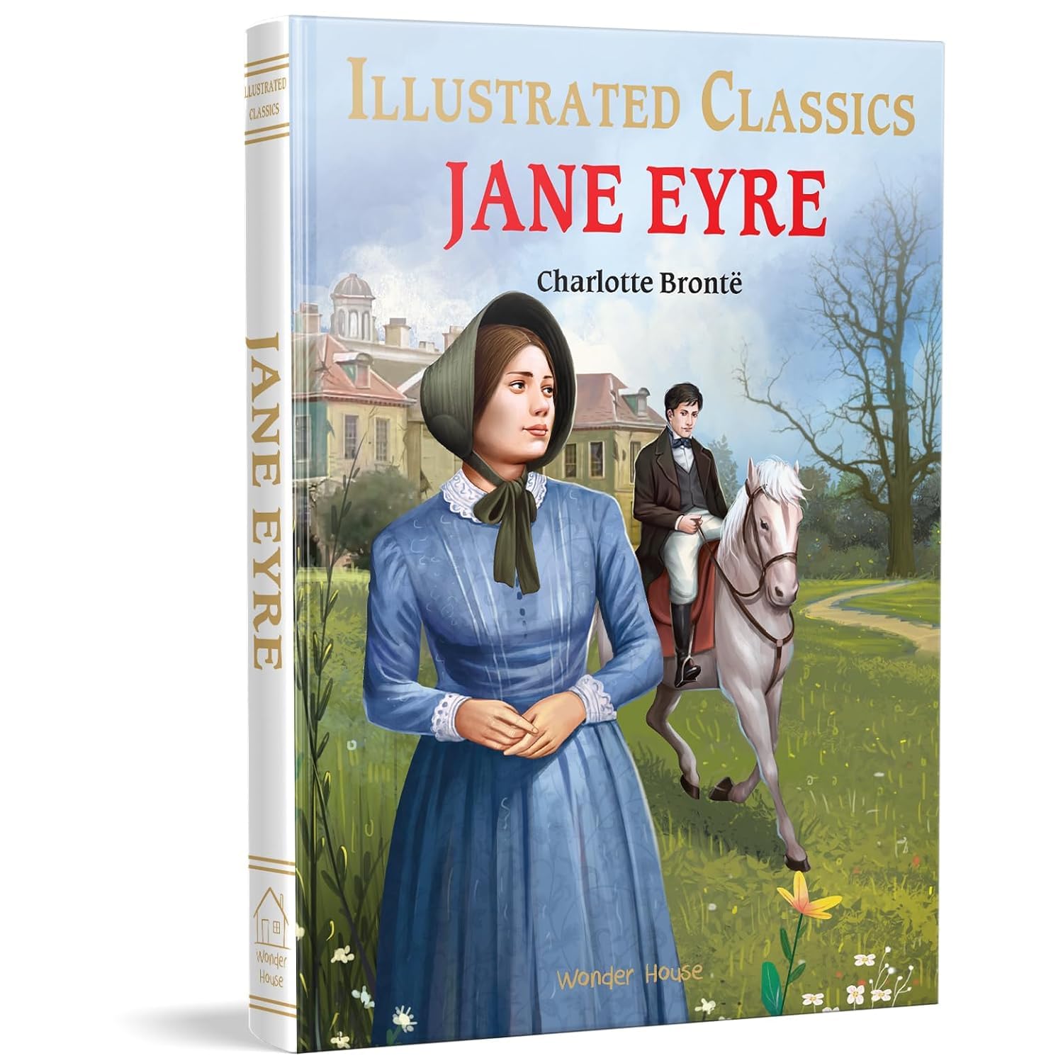 Jane Eyre : Illustrated Abridged Children Classics English Novel with Review Questions (Illustrated Classics)