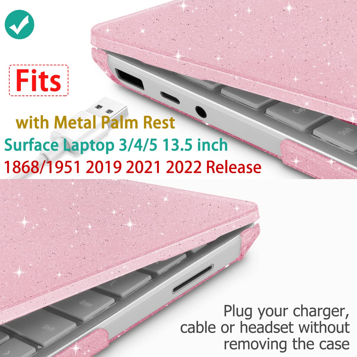 Amazon.co.jp: SUROCASE Microsoft Surface Laptop 5/4/3 13.5 インチ