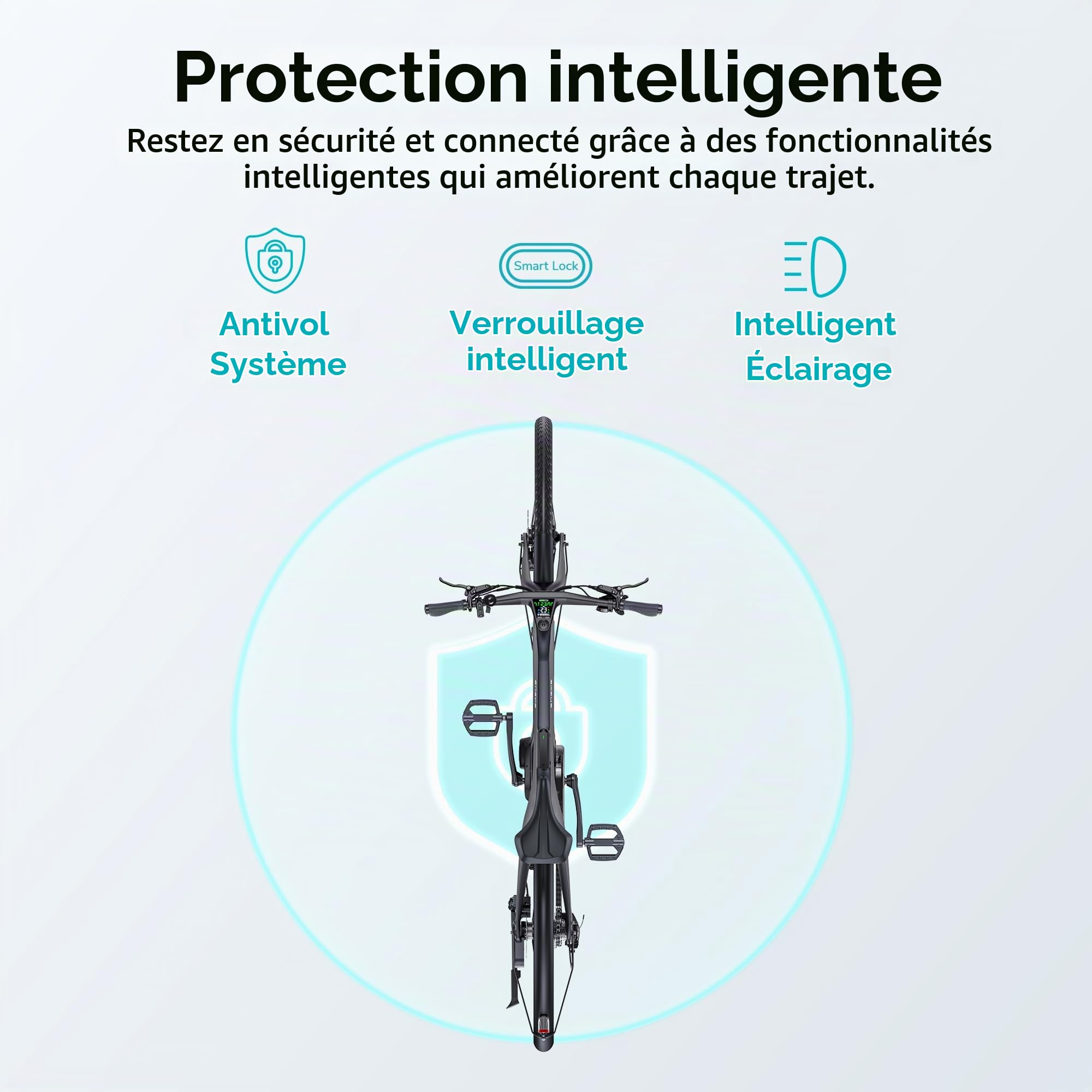 ENGWE Velo Electrique-Vélo électrique avec Batterie 36V 10Ah, VTT Homme Adulte avec Support de Couple, Transmission à 7 Vitesses avec APP et Bluetooth, BIS 100km