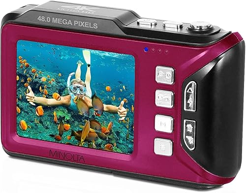 Miniatura 10 de Minolta MN60WP 48MP  4K Ultra HD Cámara digital impermeable de doble pantalla