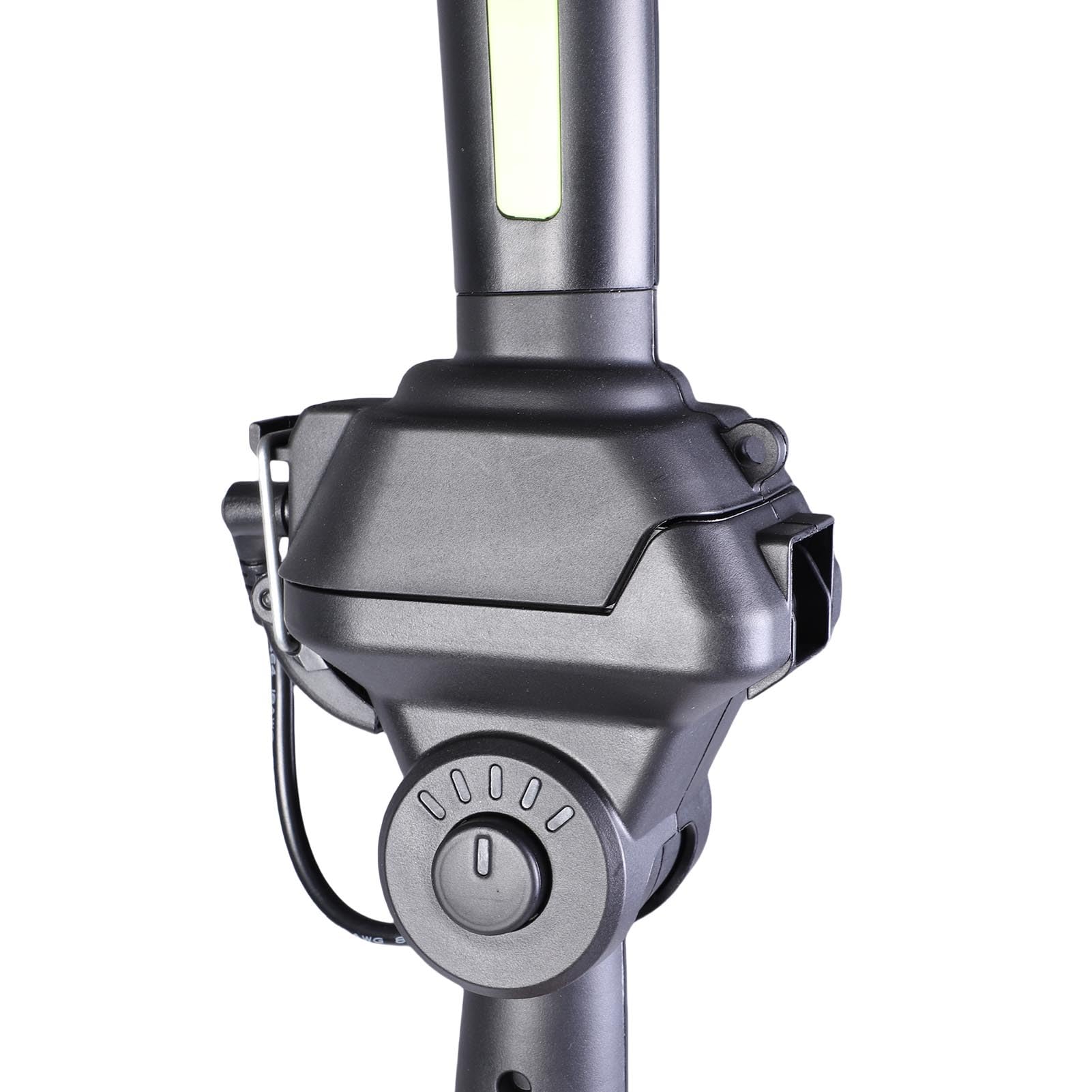 Motozappa a Batteria, Lame in ABS di Alta qualità, Acciaio 65Mn, velocità 235 Giri/min, 2 Batterie da 1500 mAh. (Spina europea)
