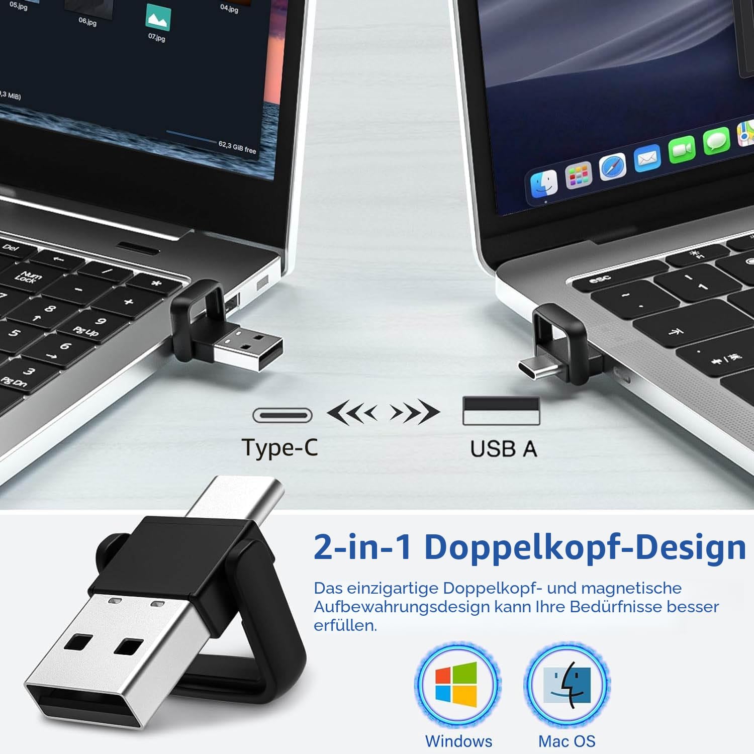 Metallgehäuse digitaler Wireless Presenter für Präsentationen mit Highlight Lupe Maus Timer, USB/Type-C 2 in 1 wiederaufladbar Präsentation Fernbedienung Präsentator Pointer für LED LCD TV Bildschirm