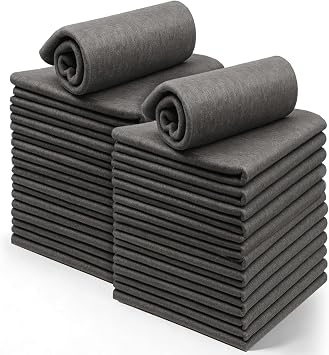 Magic Cleaning Cloth, 20 Pack Thickened Microfiber Lintless Streakless Reusable Cleaning Towels for Glass Mirrors Windows Car Detailing Kitchen and Home Use 7x11 inch