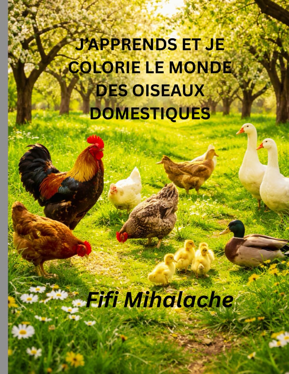 J’APPRENDS ET JE COLORIE LE MONDE DES OISEAUX DOMESTIQUES: pour les enfants âgés de 4 à 8 ans