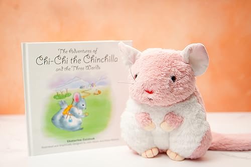Miniatura 2 de Chi-Chi The Chinchilla - Exclusivo animal de peluche rosa suave, 9 pulgadas, para niños