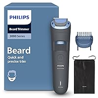 Regolabarba Philips serie 3000 - Lame autoaffilanti con punte arrotondate