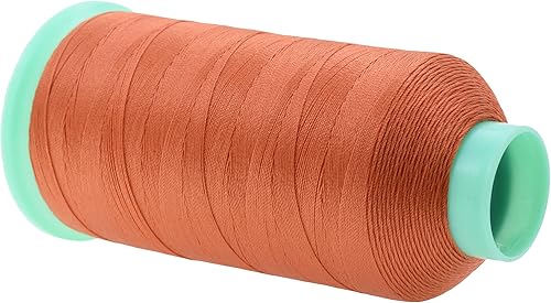 Miniatura 1056 de Mandala Crafts Hilos de coser resistentes de nailon consolidado, hilo para tejer jeans de cuero, hilos de tapicería marina al aire libre, Beige