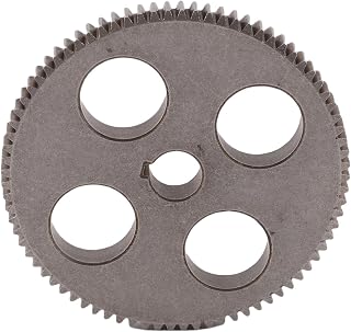 Garosa T80 Mini Lathe Gear, 80 Teeth 12mm Inner Diameter 83mm Diameter 8mm Thickness High Speed Steel Replacement Part, with Anti Rusty Treatment, for MX 210 WM 210 8x16