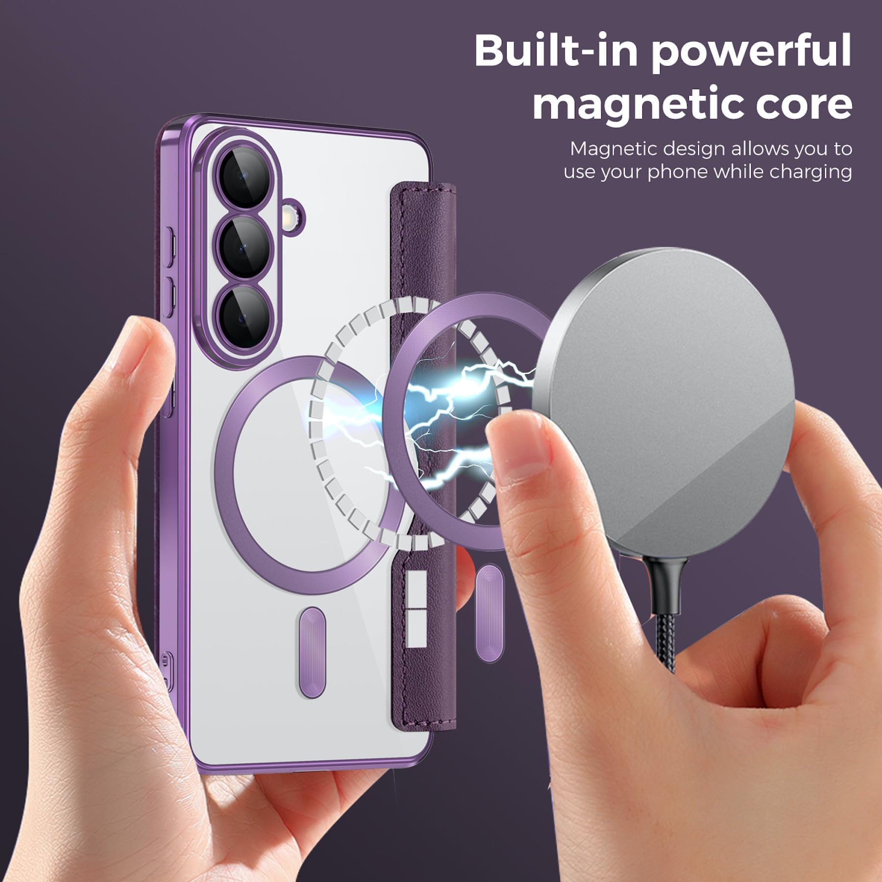 BOUNCE BACK Samsung Galaxy S26 Plus Case - Purple -5
