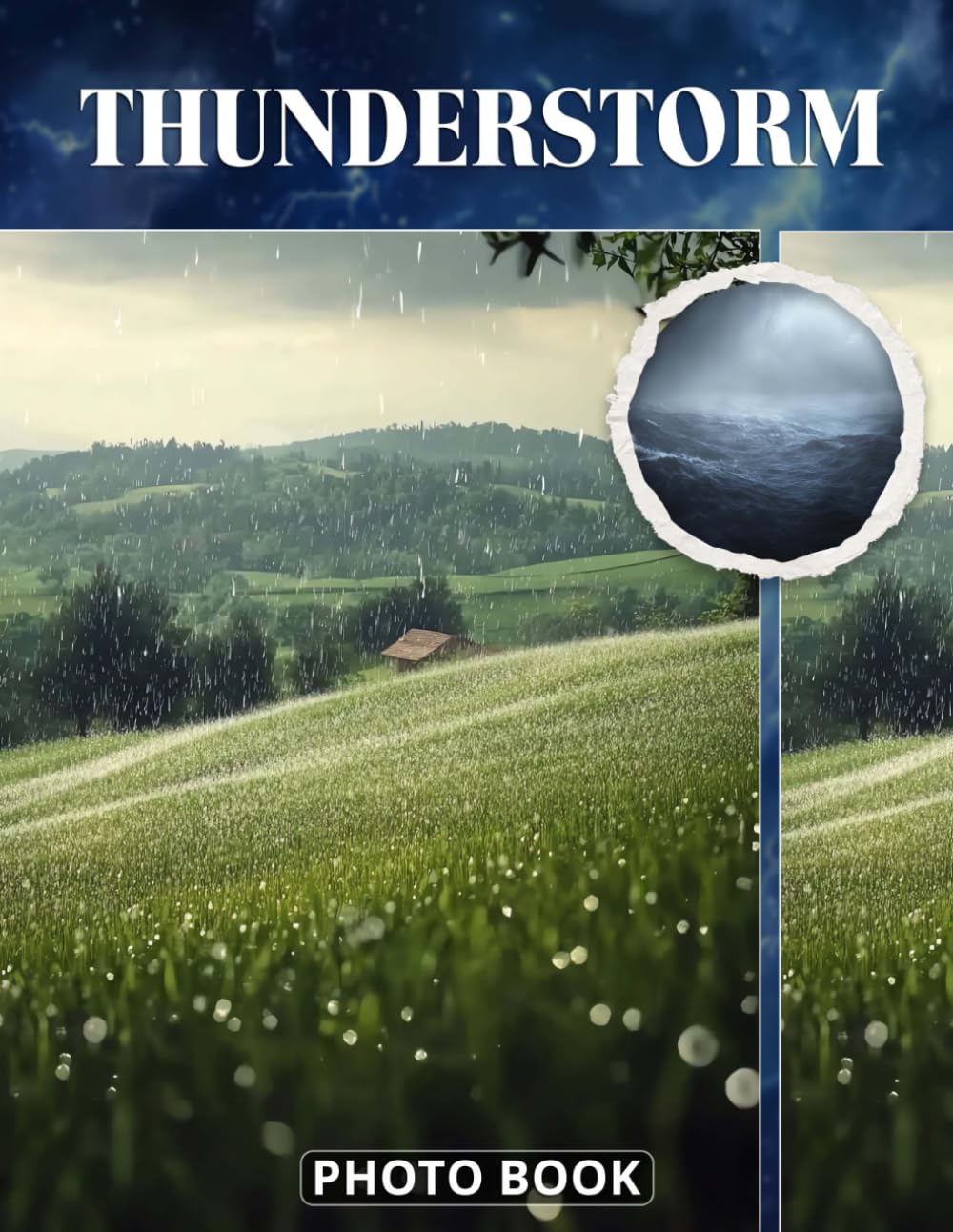 Thunderstorm Photo Book: Intense Storm Cloud Photography Showing Lightning Strikes Rain Pours And Dramatic Weather Patterns In Dynamic Nature Images