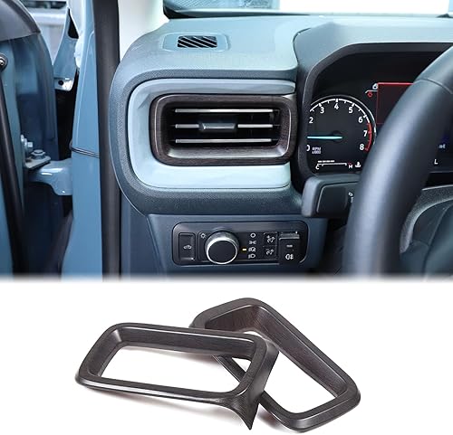 Miniatura 1 de Cubierta de salida de aire lateral para consola central de automóvil, compatible con Ford Maverick 2022-2024, marco de salida de aire lateral, panel